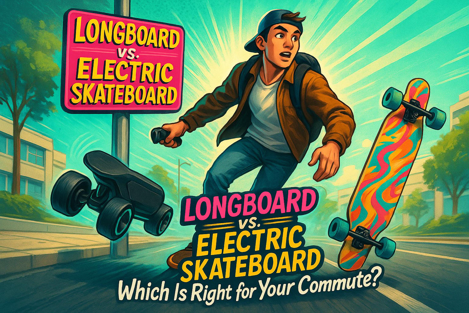 Longboard vs. Electric Skateboard: Which Is Right for Your Commute?