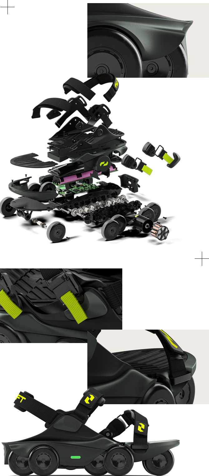Moonwalkers Electric Skates Shoes