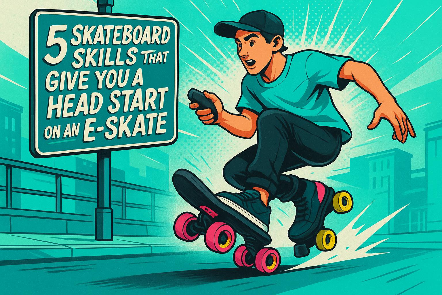 5 Skateboard Skills That Give You a Head Start on an E-Skate