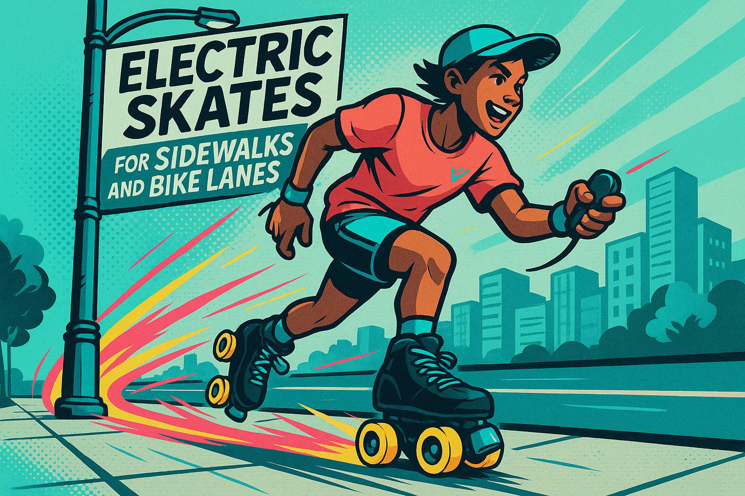 Electric Skates for Sidewalks and Bike Lanes