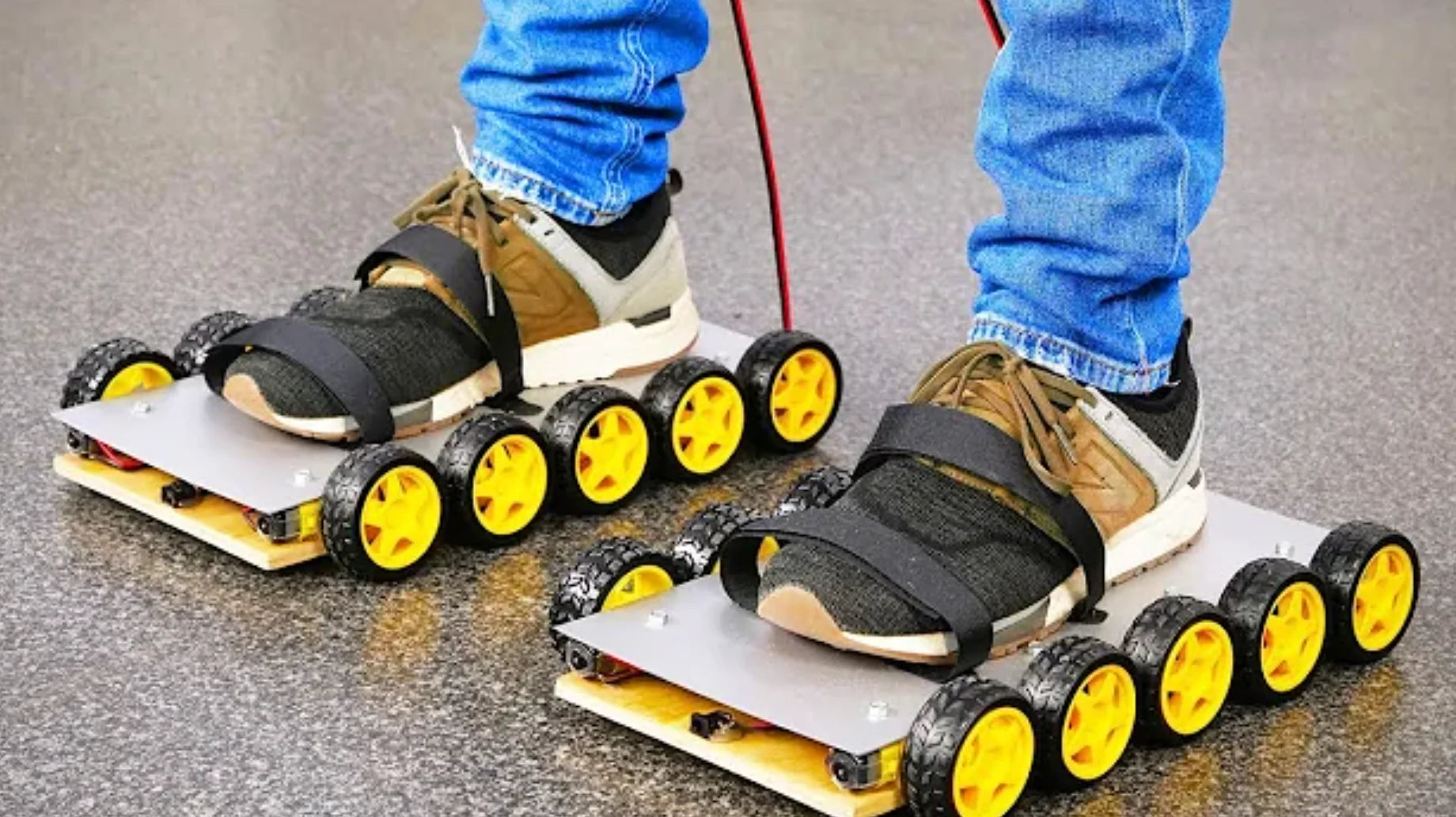 DIY Electric Roller Skate Shoes